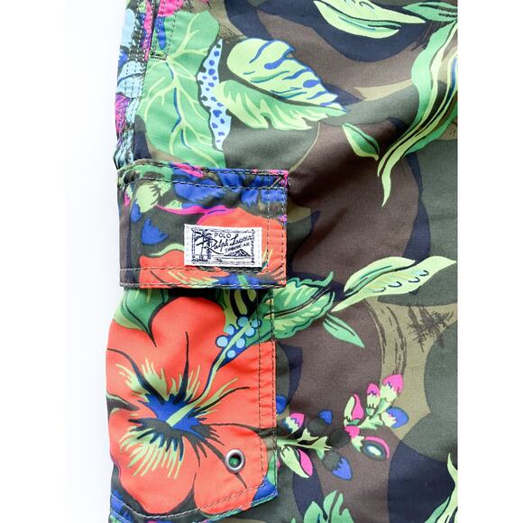 Boy's Polo Ralph Lauren Tropical Swim Trunks Size 10-12 - Picture 3 of 6